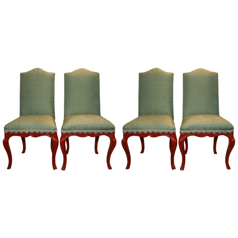 SET 12 VENETIAN DINING CHAIRS